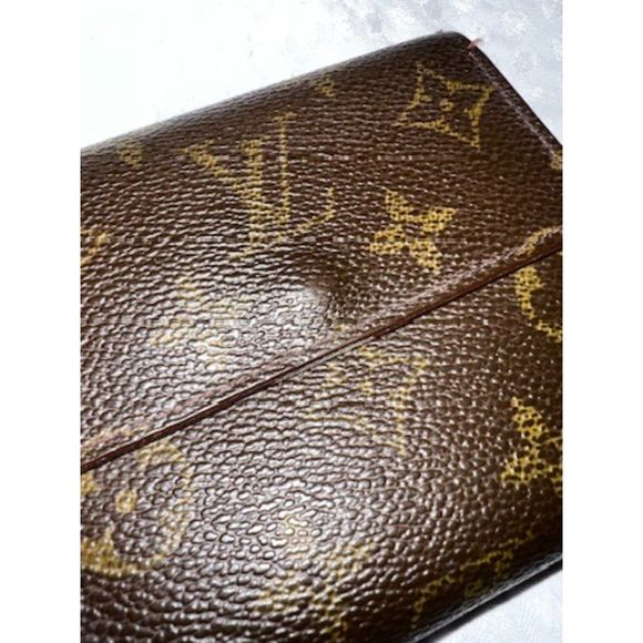 EUC LOUIS VUITTON Monogram Canvas Porte Monnaie Wallet - Picture 1 of 14
